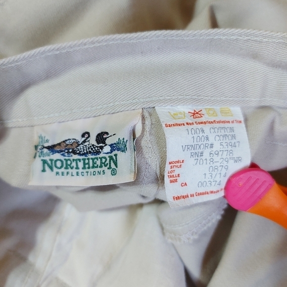 NORTHERN REFLECTIONS vintage high rise baggy dress suit pleated wide leg pants - Picture 6 of 6